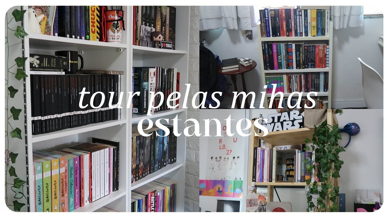 bookshelf tour 2025: conheça a minha estante 📚
