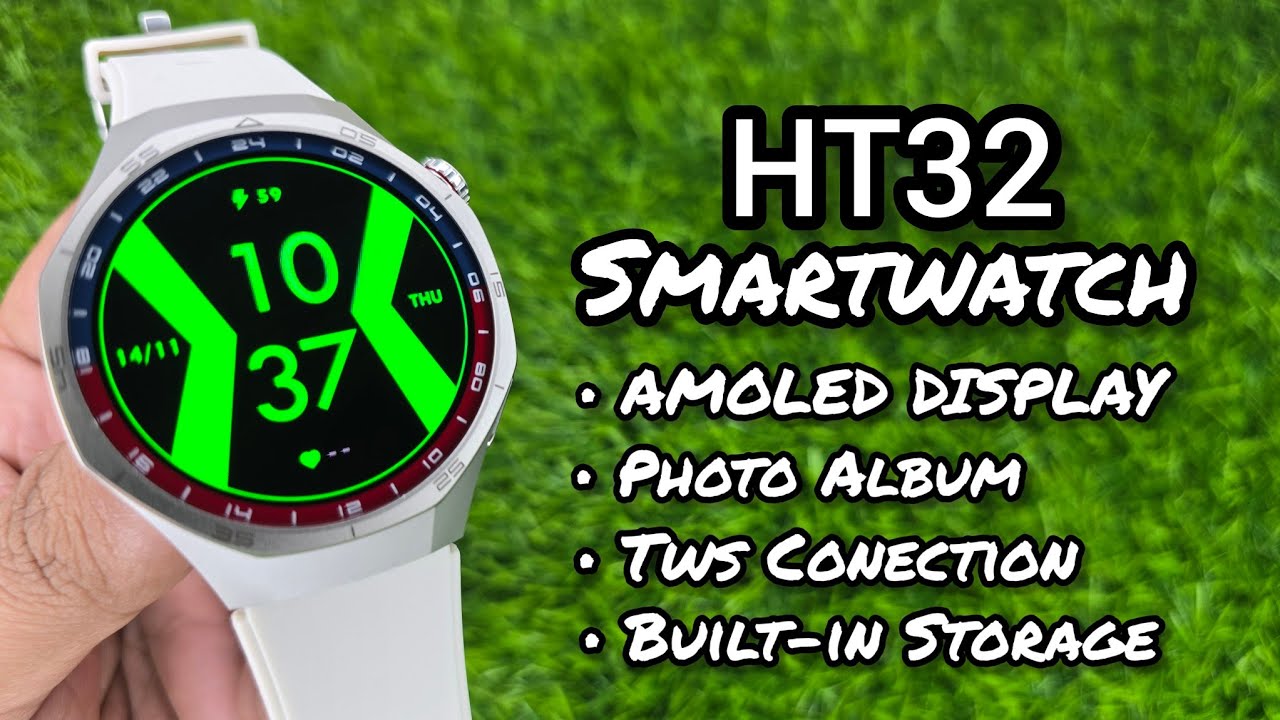 Hello Watch Ht32 Smartwatch | Amoled Display, Local Storage, Tws Support, Always on display