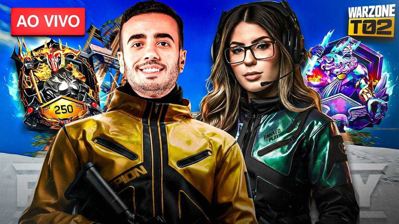 🔴 WARZONE: RANKED COM MINHA NAMORADA 🔥| @LuKinas