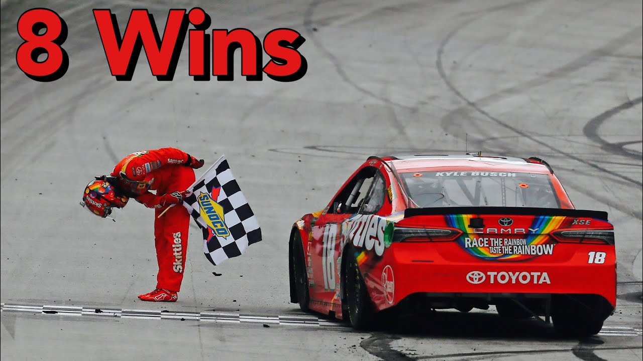 All Of Kyle Busch’s Cup Wins At Bristol