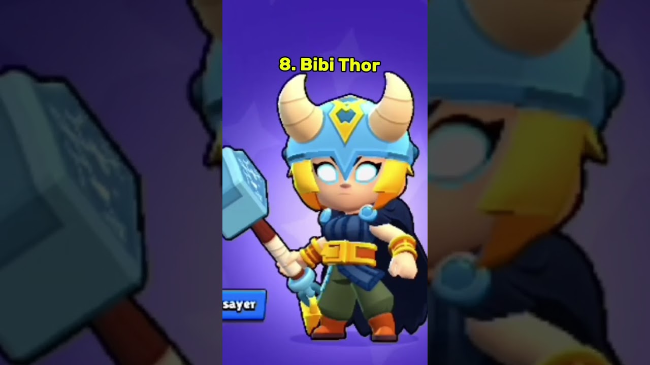 Top 10 des meilleurs skins l&eacute;gendaires #brawlstars #bs #skin