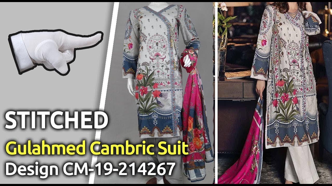 Latest&nbsp;GULAHMED&nbsp;Winter Collection 2019 | Pakistani Stitched Winter Suits | Design CM-19-214267