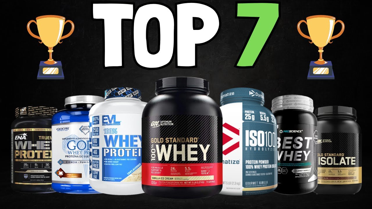 7 MEJORES MARCAS DE PROTEINA WHEY