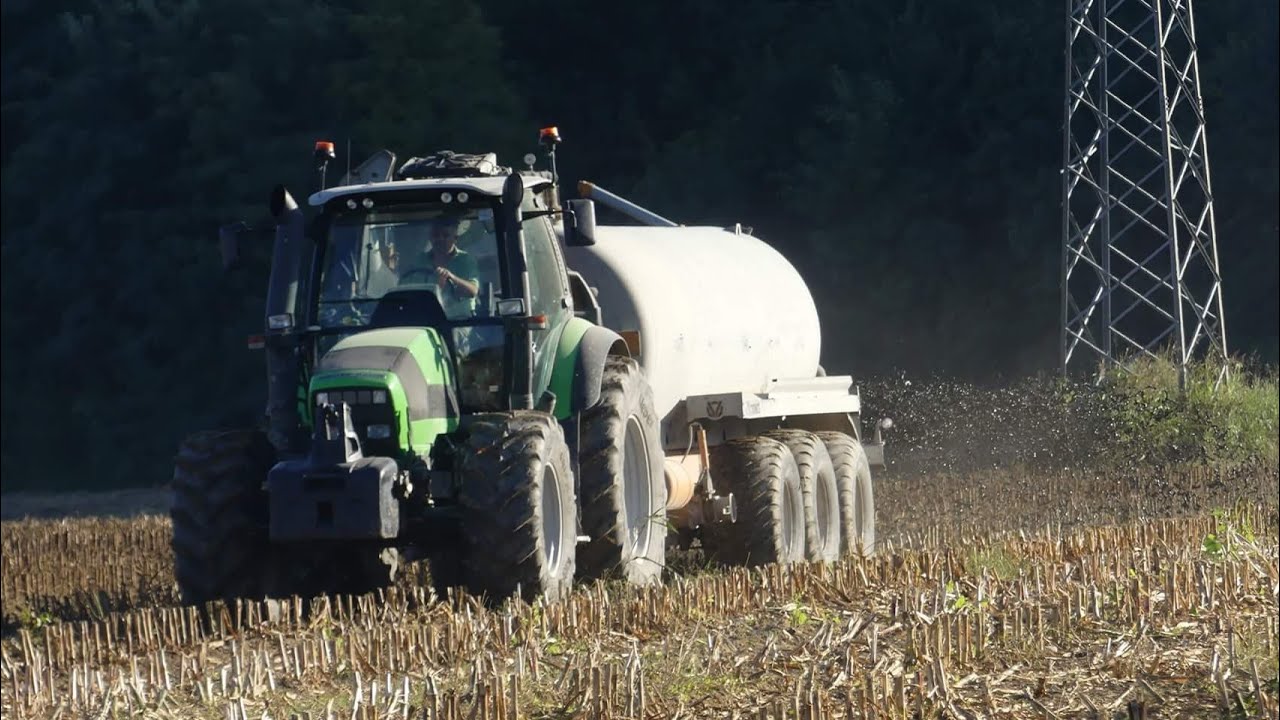 LIQUAMATURA E RIPUNTATURA | DEUTZ-FAHR TTV610 | NH T6080 | DEUTZ-FAHR M615 | 2× Carrobotte VAIA