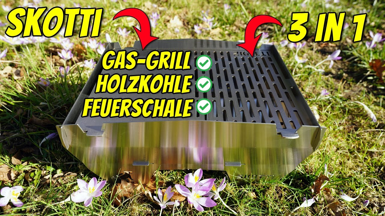 SKOTTI GRILL: Der perfekte 3 in 1 Outdoor Campinggrill 🔥😍