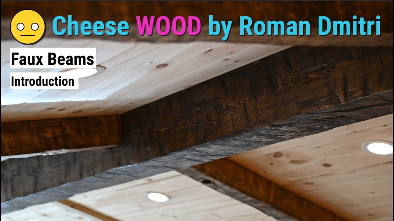 DIY Faux Beams: Axe for AUTHENTIC aged timber look!