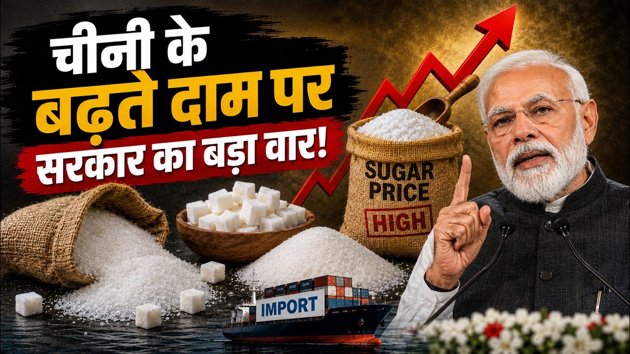 Will Sugar Become Cheaper? Government&rsquo;s Big Move,Approves 10 Lakh Ton Duty-Free Import| #sugarcrisis