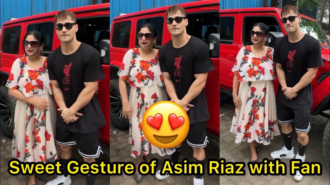 Big Boss 13 Fame Asim Riaz Sweet Gesture with Fan 😍 || Car से उतरकर दिया photo Clicked by Media