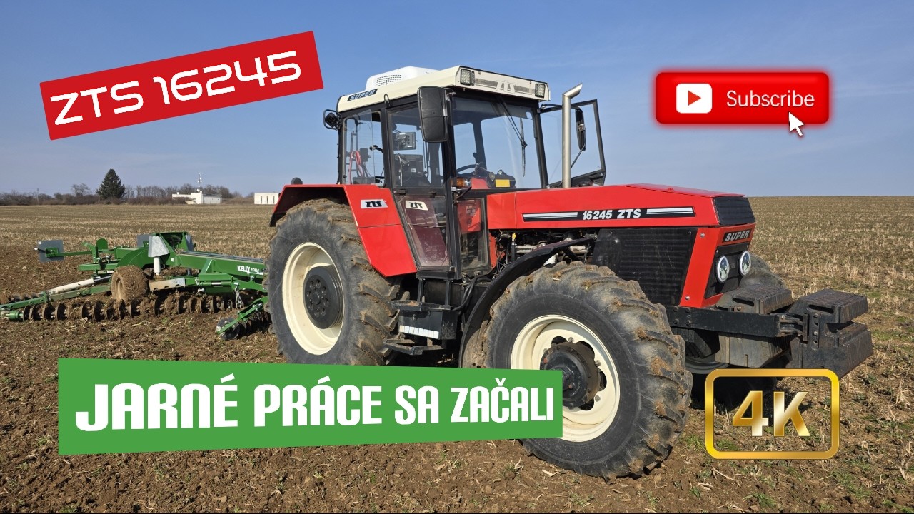 57. Jarné práce začali! 🌱 ZTS 16245 +Kelly disky + ultra jemná podmietka po medziplodinách | LEDAGRO