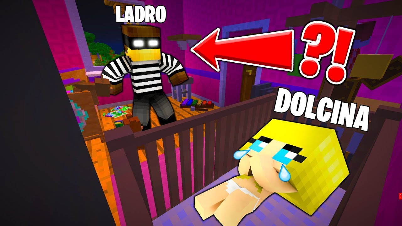 Un LADRO entra in STANZA di MIA FIGLIA! - Famiglia di Minecraft #37