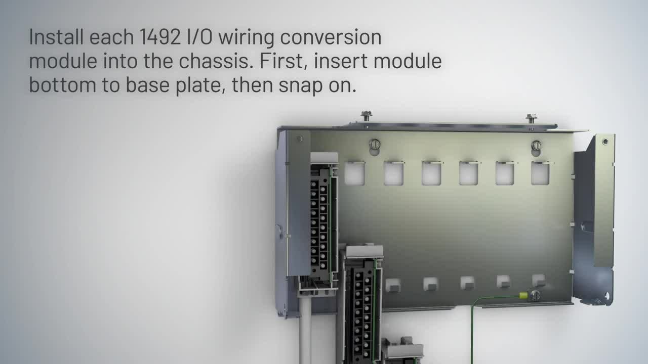 Modernize SLC™ 500 to CompactLogix™ 5380 control system with 1492 I/O wiring system