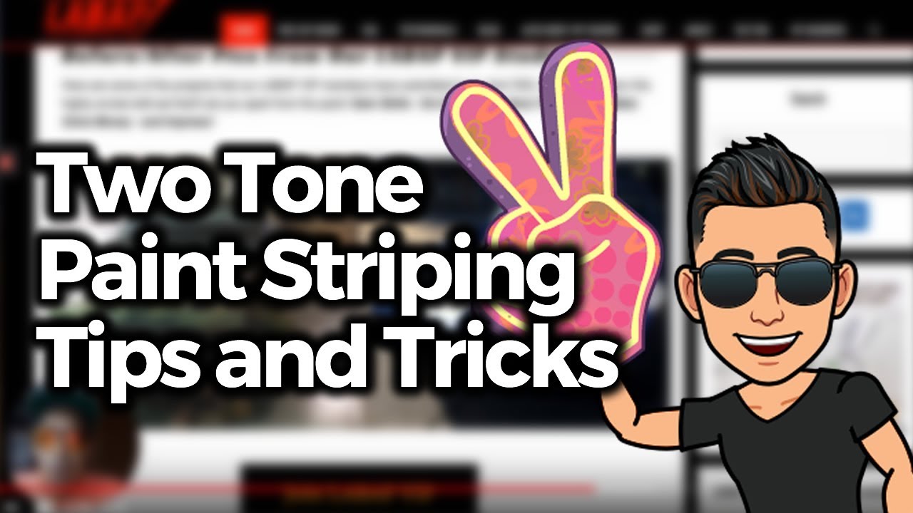 ✌️ Two Tone Paint Striping Tips and Tricks