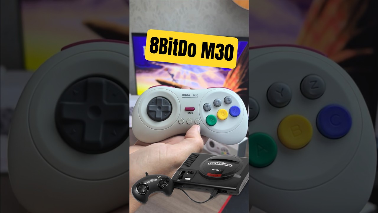 Кратко о 8BitDo M30. Идеальный геймпад для эмуляторов эпохи 90ых #8BitDo #8BitDoM30