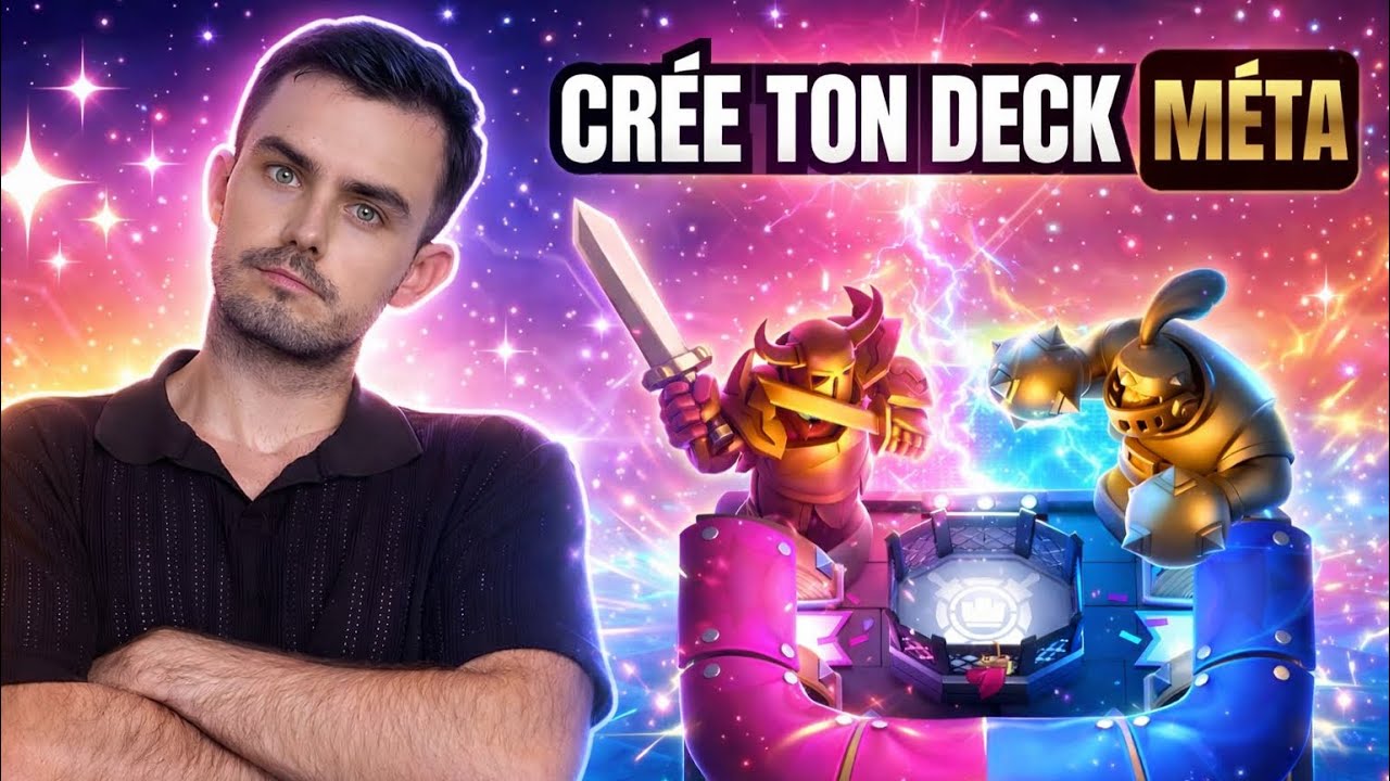 TUTO : Cr&eacute;er un DECK Tr&egrave;s FORT  sur Clash Royale 👑 (FR 2026)