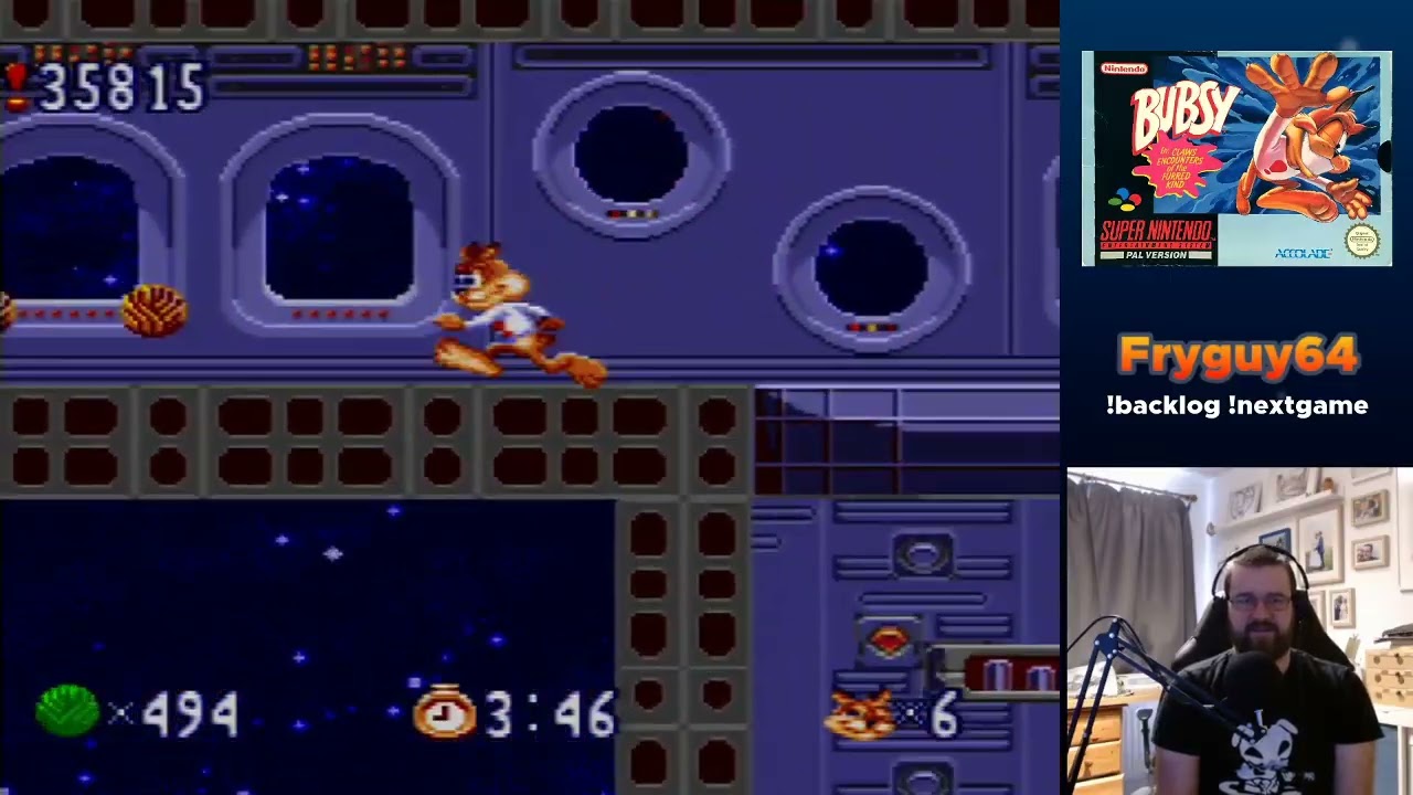 Bubsy (SNES) Final Boss & Ending