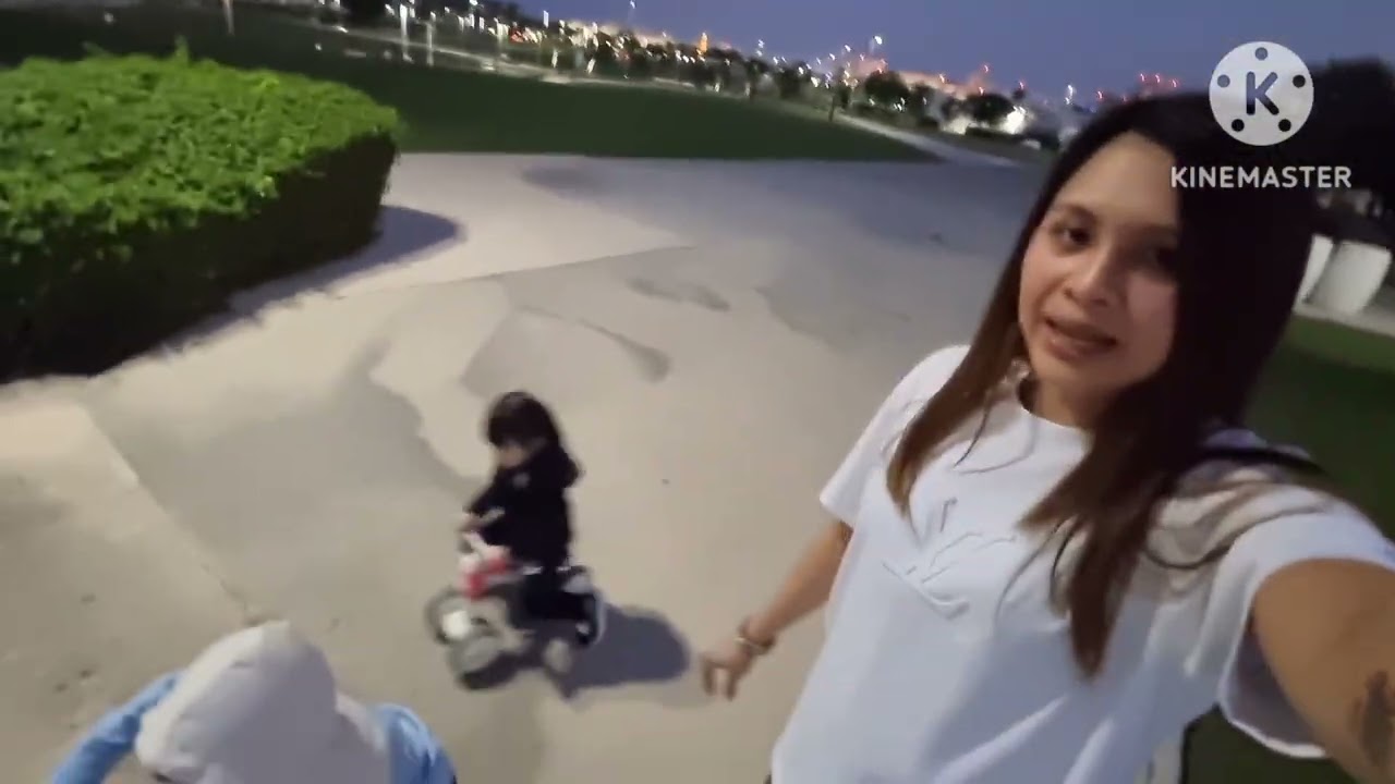 Al Bidda Park in Doha Qatar 🇶🇦  Family Day is the Best collecting memories ❤️ with Nezu, and Family 