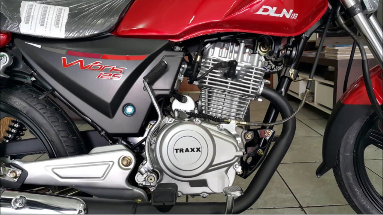 LR Motos - Vende Traxx Work 125 Vermelha - 0 Km