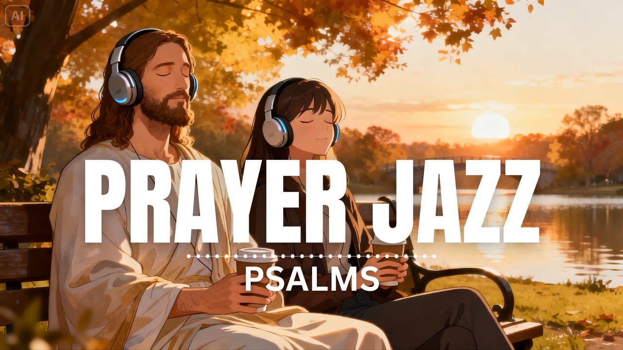 Christian Cafe Jazz for Work & Study  ☕ Morning Coffee with Jesus  KJV Psalms with Vocals - 1 Hours