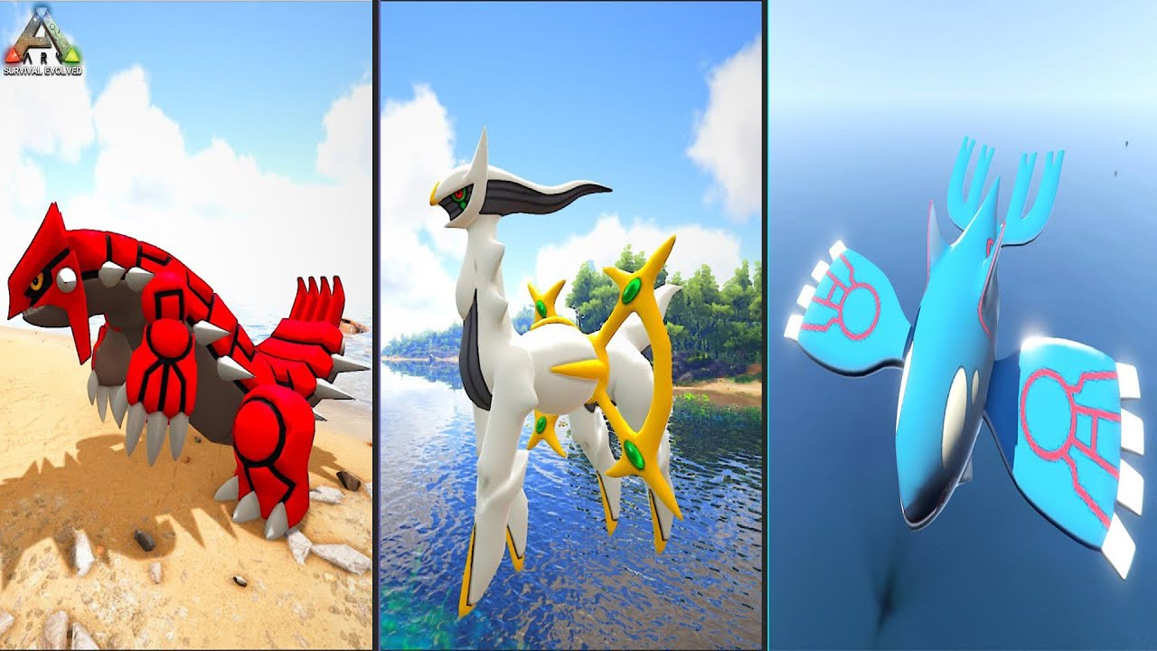 ARK - Tổng hợp tuổi thơ những Đấng Pokemon tối thượng (Kyogre, Groudon, Arceus) | GHTG