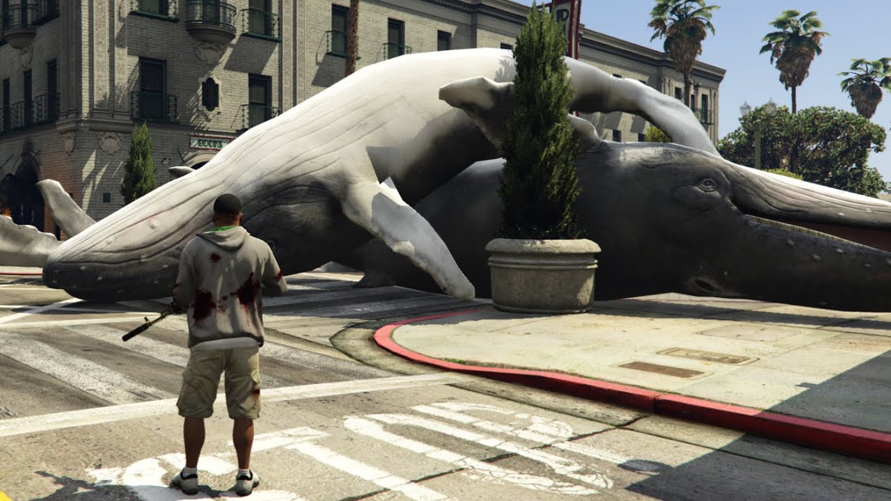 GTA 5 PC Mods Whale Cannon Animal Cannon Mod