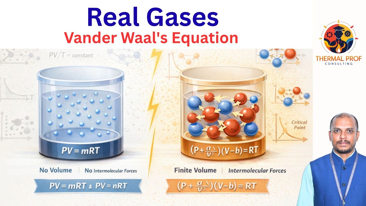 Real gases & Vander waal''s equations