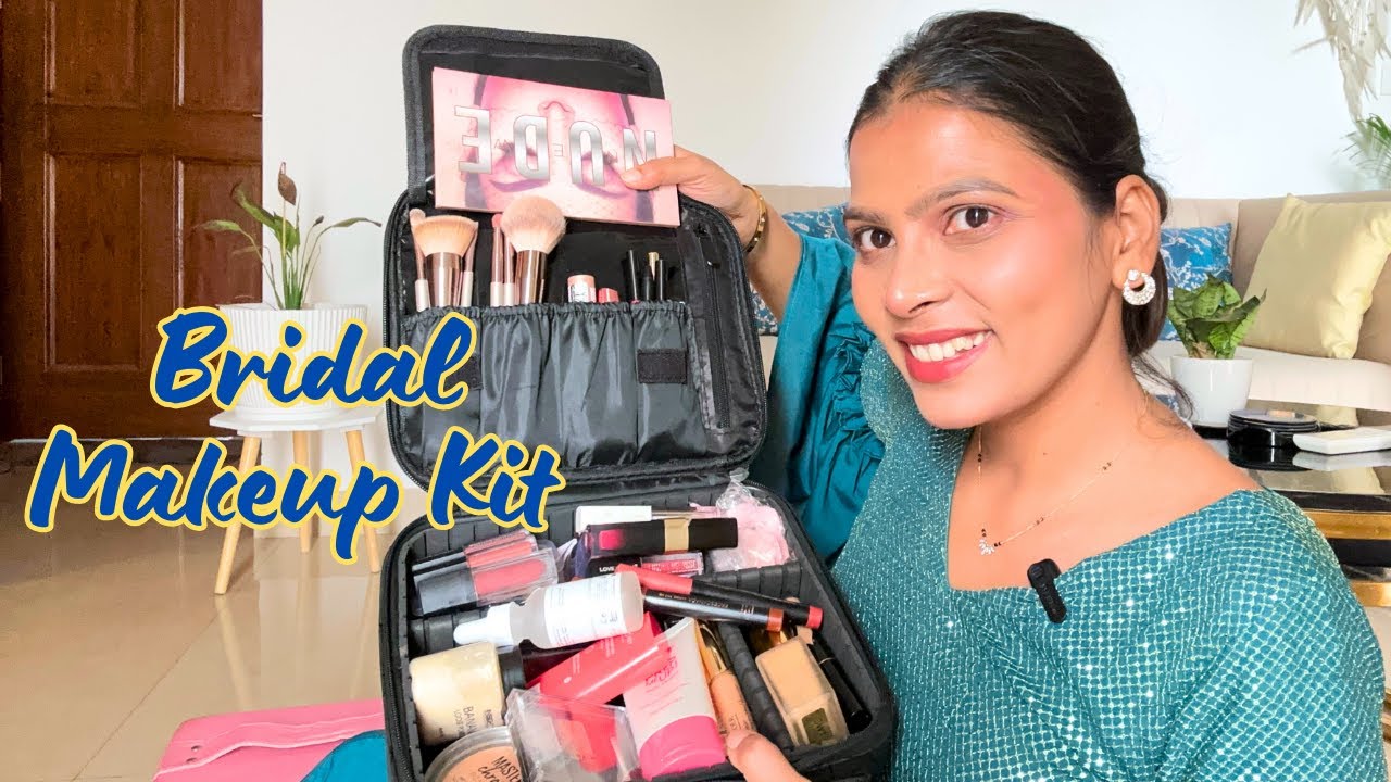 *Complete* BRIDAL MAKEUP KIT for Beginners | Makeup Kit Items List💕All You Need #bridalmakeup