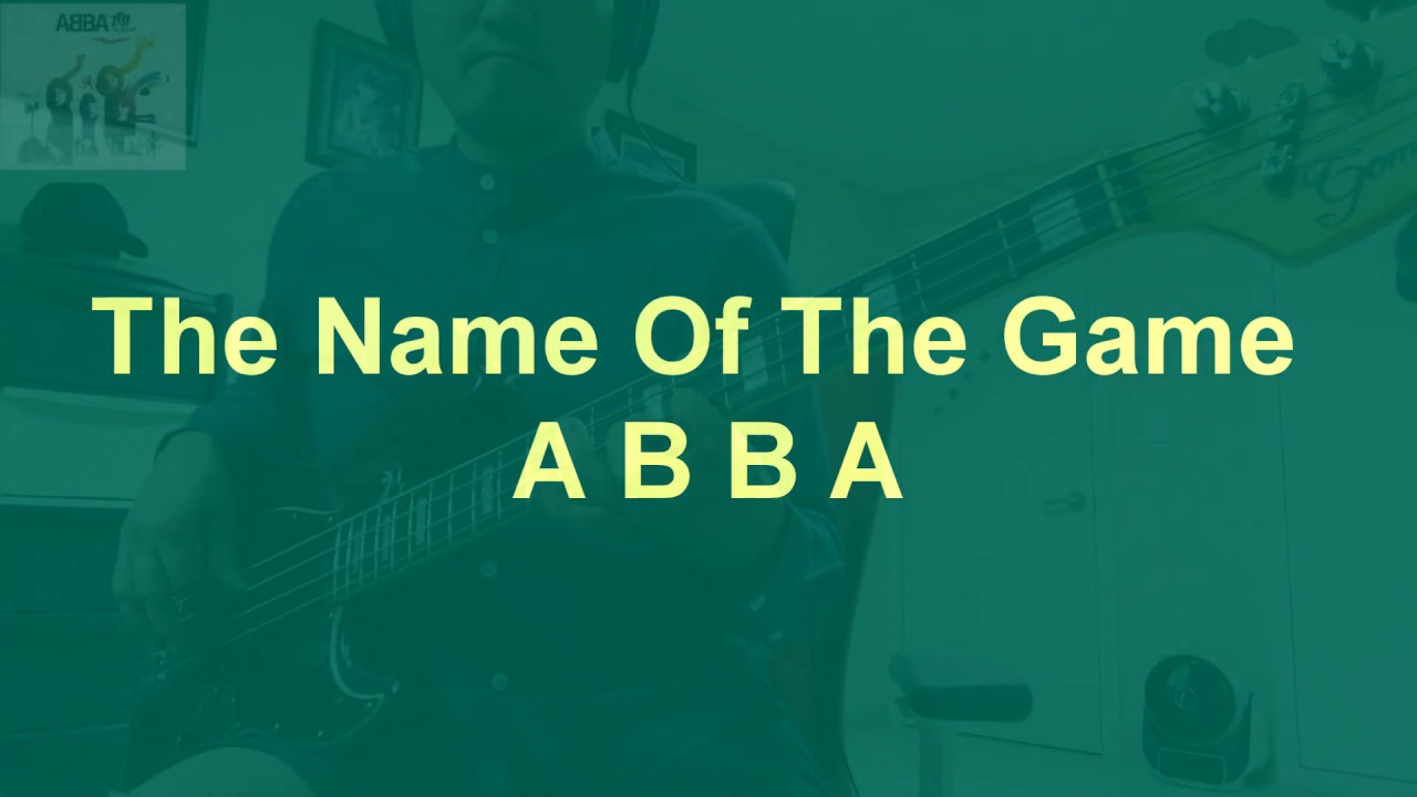 ABBA -   The Name Of The Game(Bass Cover)