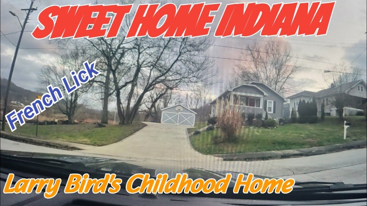 Larry Bird Childhood Home @BackHomeWithUs #larrybird, #indiana #basketball #pacers #frenchlick