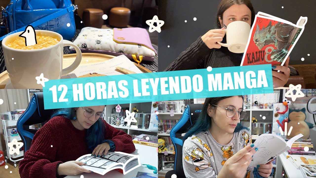📚 12 HORAS LEYENDO MANGA 📚 *Un día conmigo*