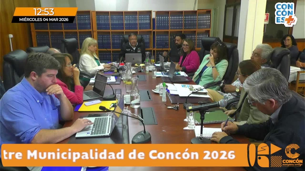 En Vivo Concejo Ordinario Nº 07 de la Ilustre Municipalidad de Concón 2026
