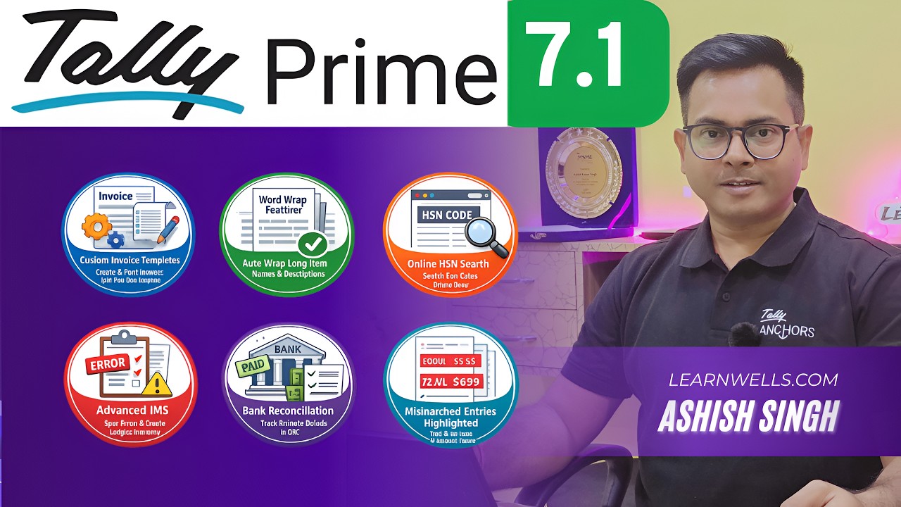 TallyPrime 7.1 All New 5 Features | TallyPrime 7.1 Latest Update @LearnWell