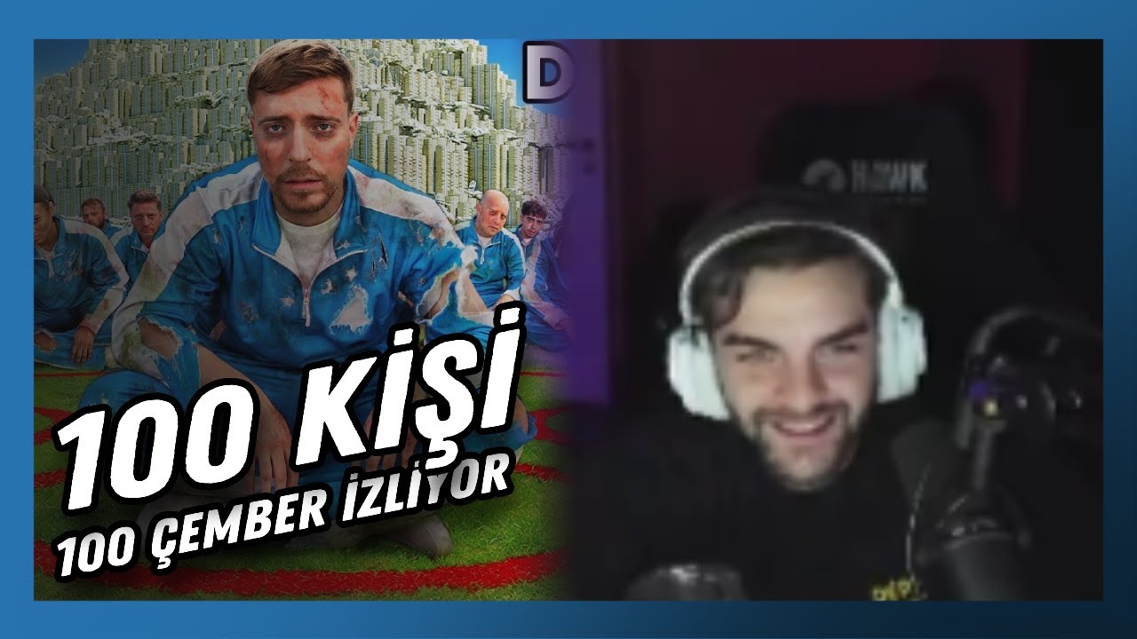 Ebonivon - 100 Kişi, 100 Çember, 500.000 Dolar İzliyor (MrBeast)