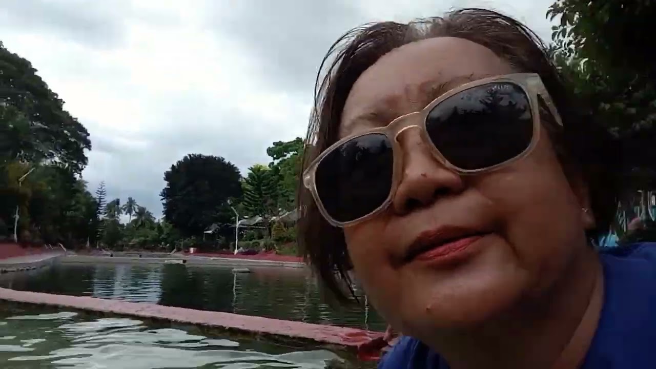 At the pool