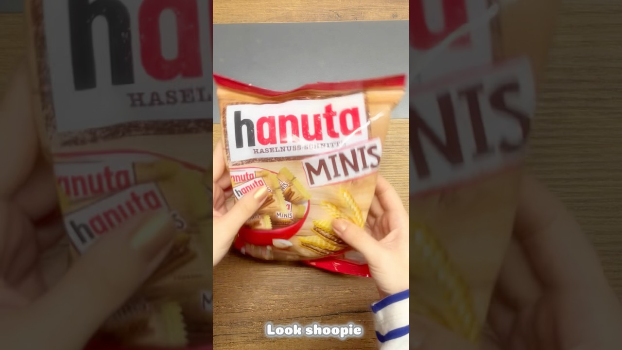 Hanuta / minis paket a&ccedil;ılışı 🤩 #hanuta #tiktok #keşfet