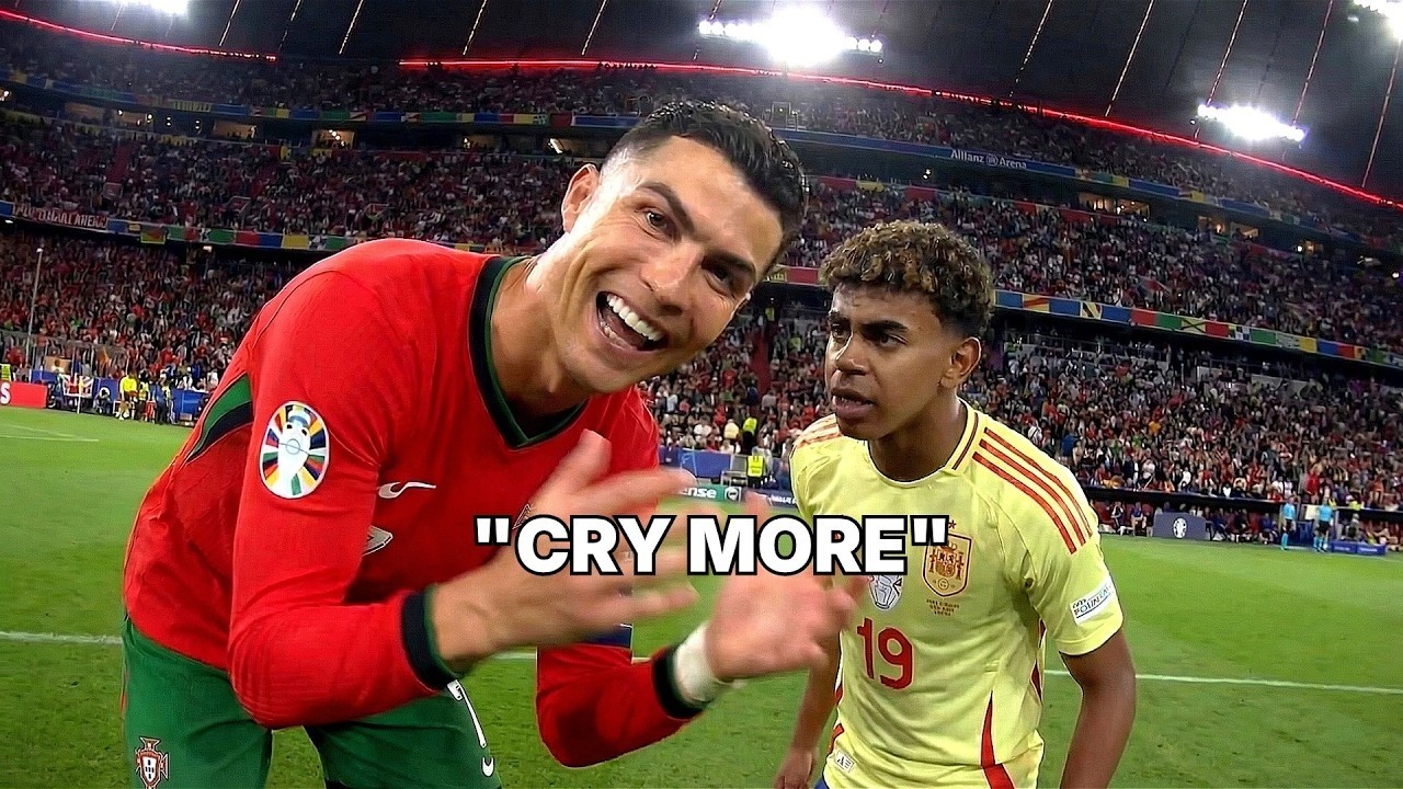 LAMINE YAMAL DESRESPEITOU CRISTIANO RONALDO E ELE SE VINGOU