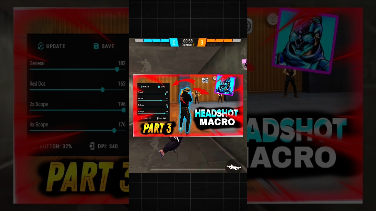 New Headshot MACRO🥵 Tool 100% Working | Free Fire Headshot 🤗Macro App for Mobile ll How To Macro🤫