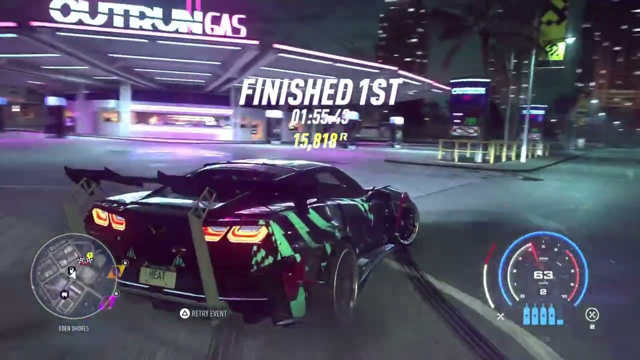 grinding nfs heat till my hands fall off (maxing car & locking in)