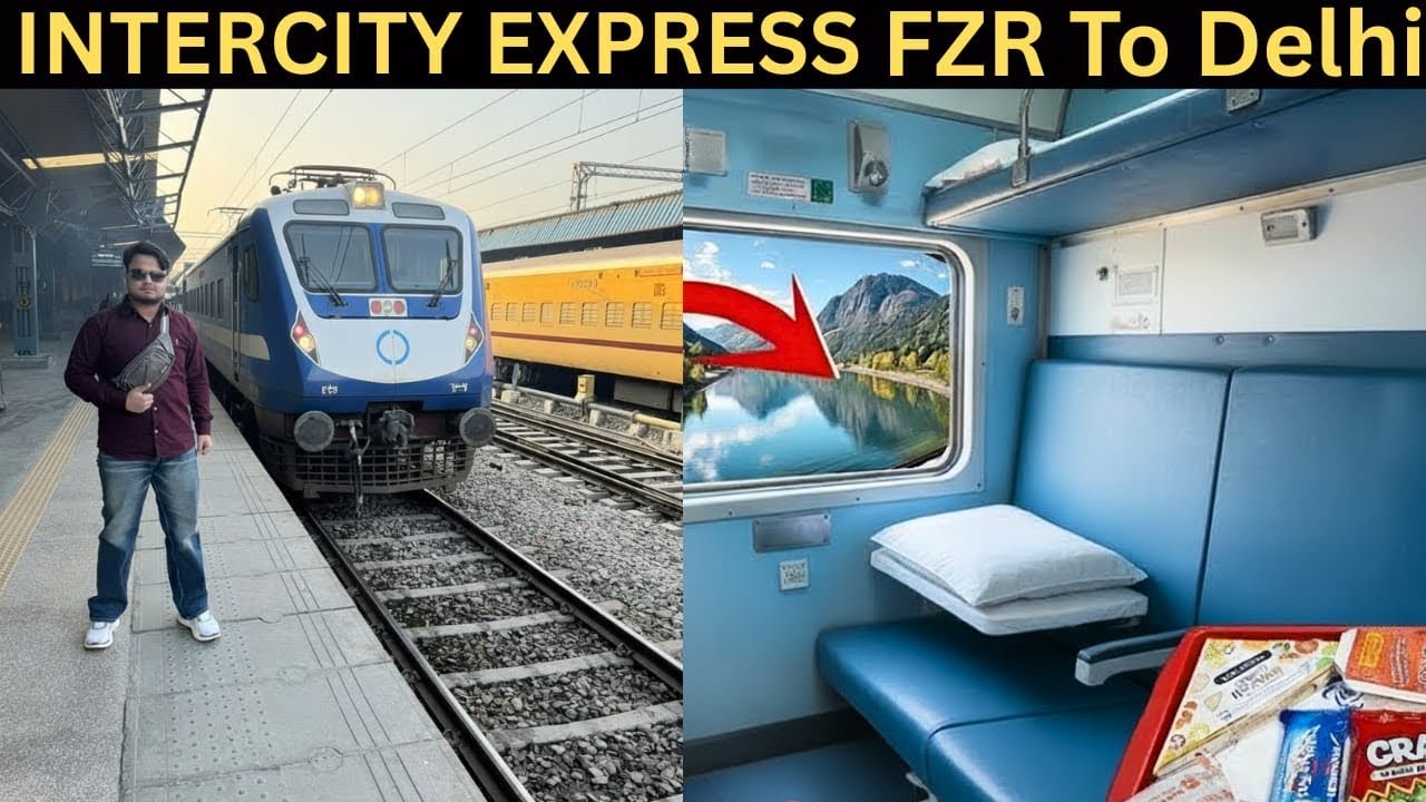 INTERCITY 22486 Firozpur to Delhi Full Review 