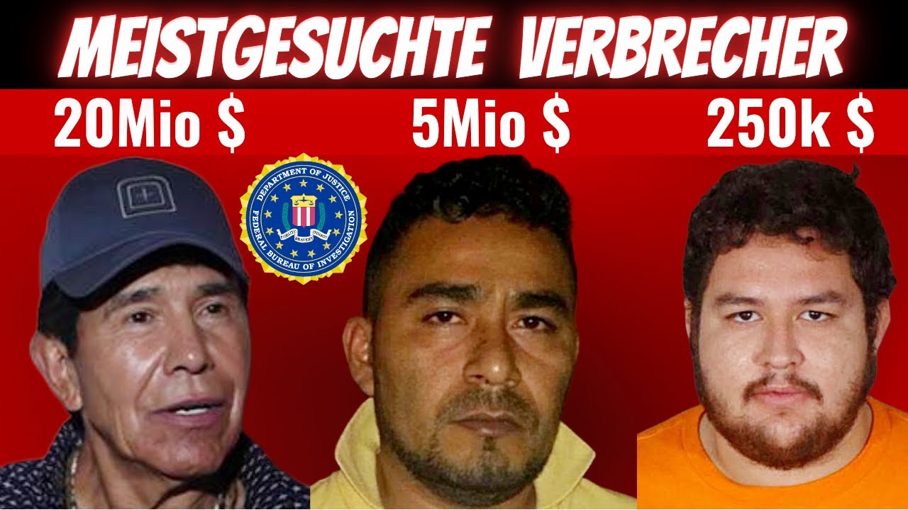 12 der meistgesuchten Verbrecher der Welt | true crime deutsch