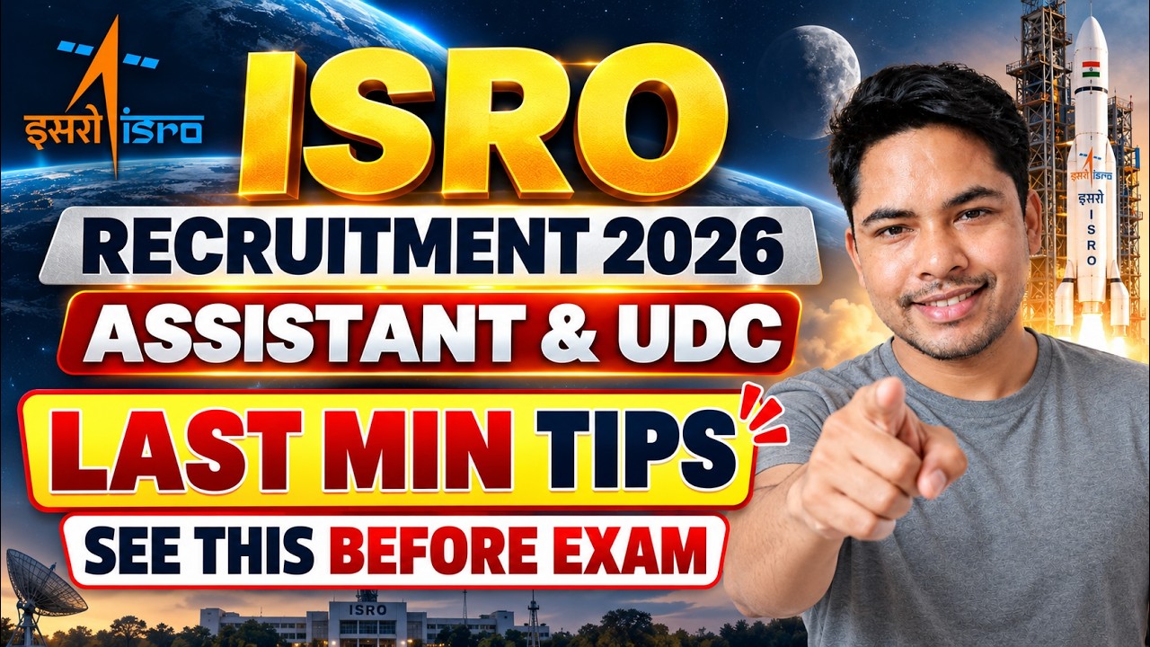 ISRO 2026 II SAFE SCORE & LAST MIN TIPS
