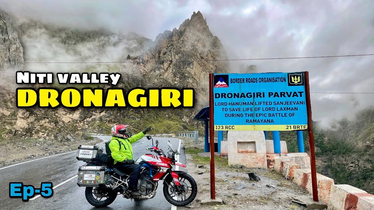 Road to CHINA Border 🏍️ DRONAGIRI ⛰️ NITI valley | MALARI | Gamshali | Uttarakhand | Ep-5