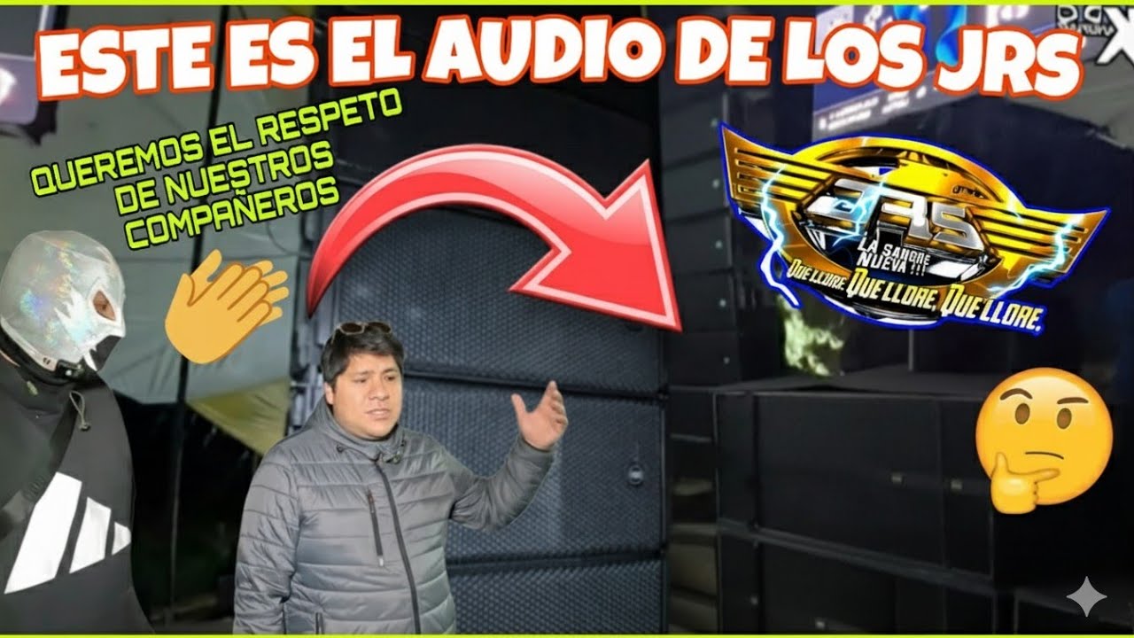 🚨😲DESPUÉS DE AÑOS DE TRABAJO🔊 LOS JRS🦅 PRESENTAN SU EQUIPO DE AUDIO🔊🔊