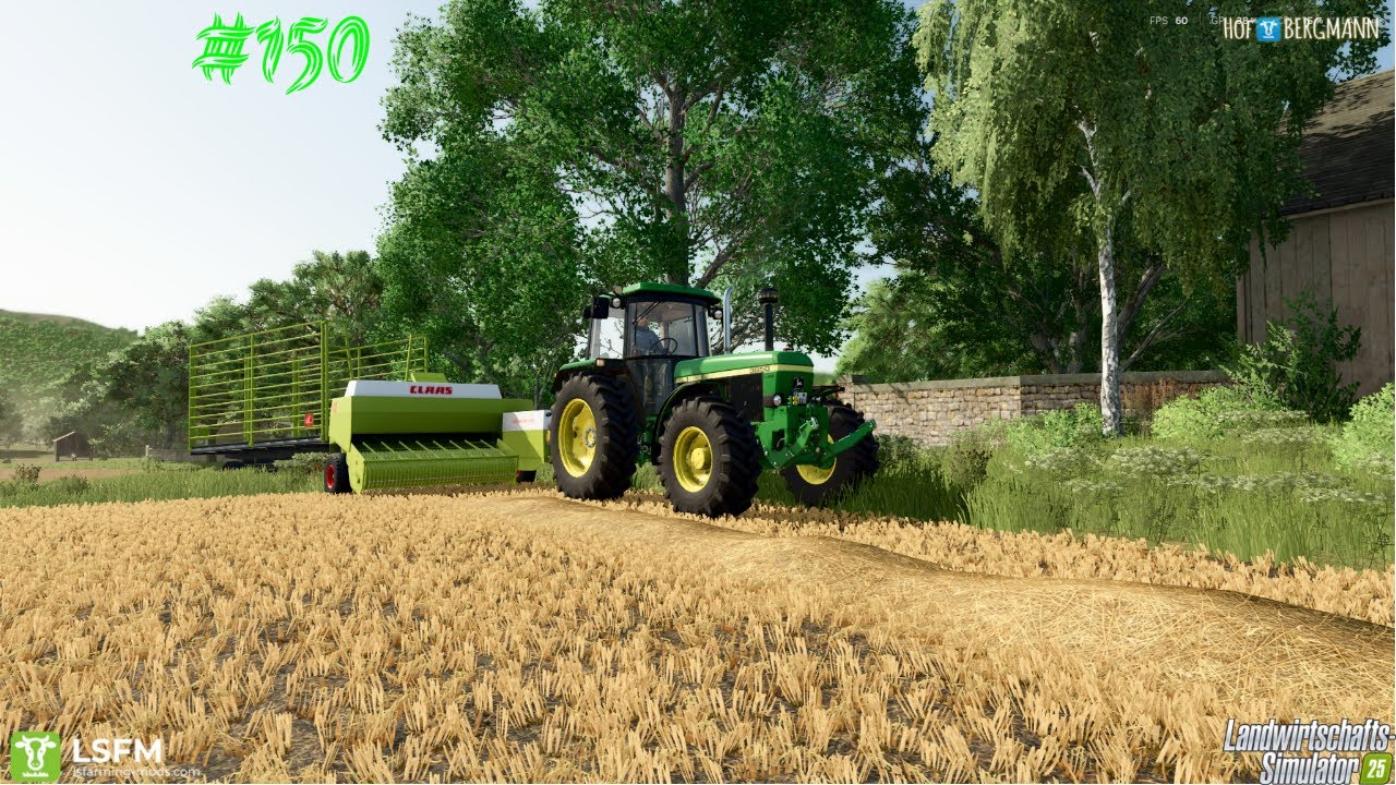 LS 25 Hof Bergmann #150 - Ballen pressen