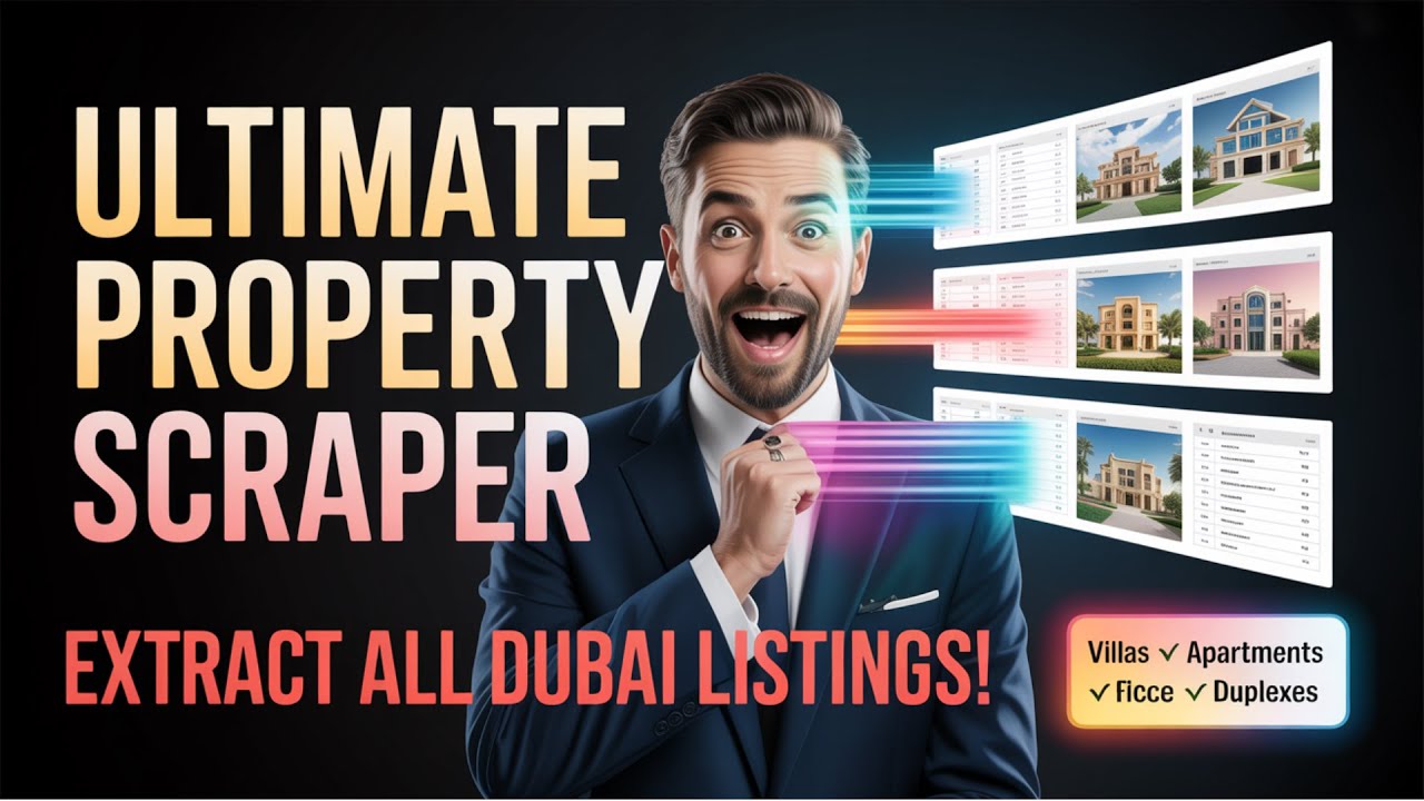 PropertyFinder.ae Web Scraper | Real Estate Data Scraping SaaS Tool for UAE Listings Automation