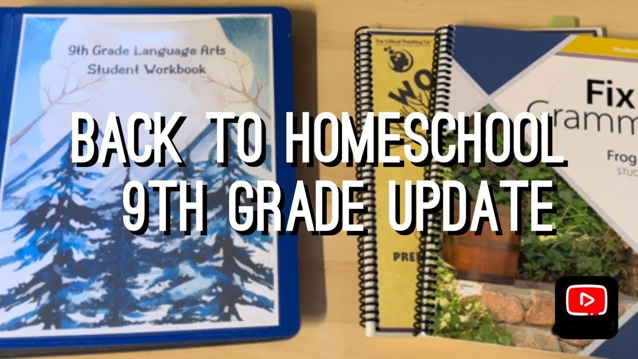 BACK TO HOMESCHOOL 9TH GRADE UPDATE//SECULAR 9TH GRADE UPDATE