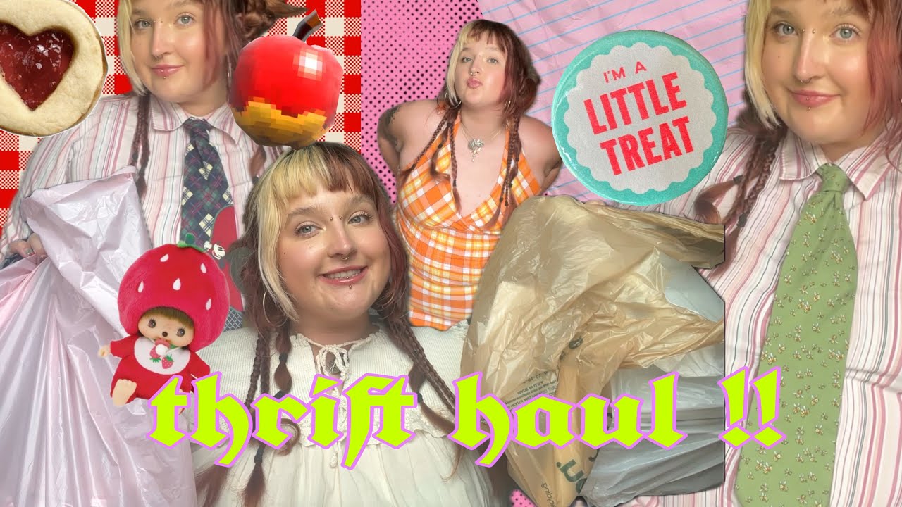 little spring 2025 thrift haul! - plus size spring fashion