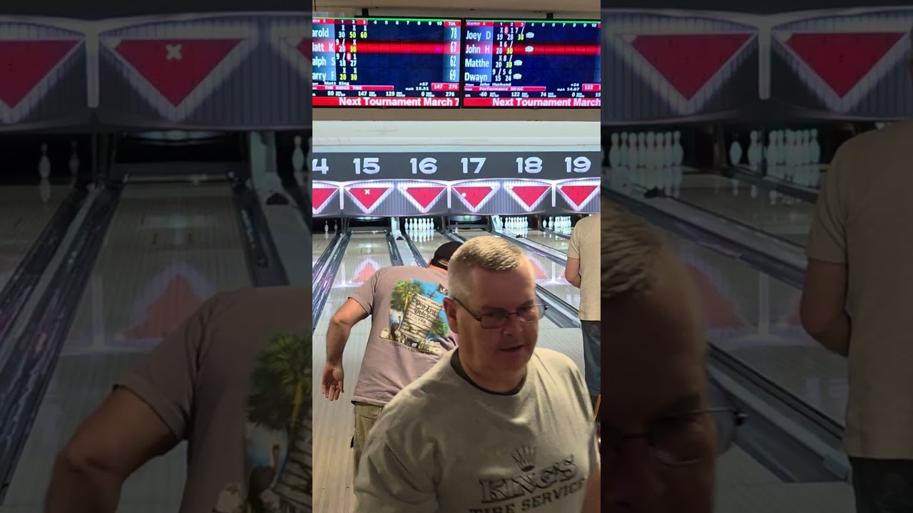 2-16-26, bowling league. Pattern: 42ft house shot