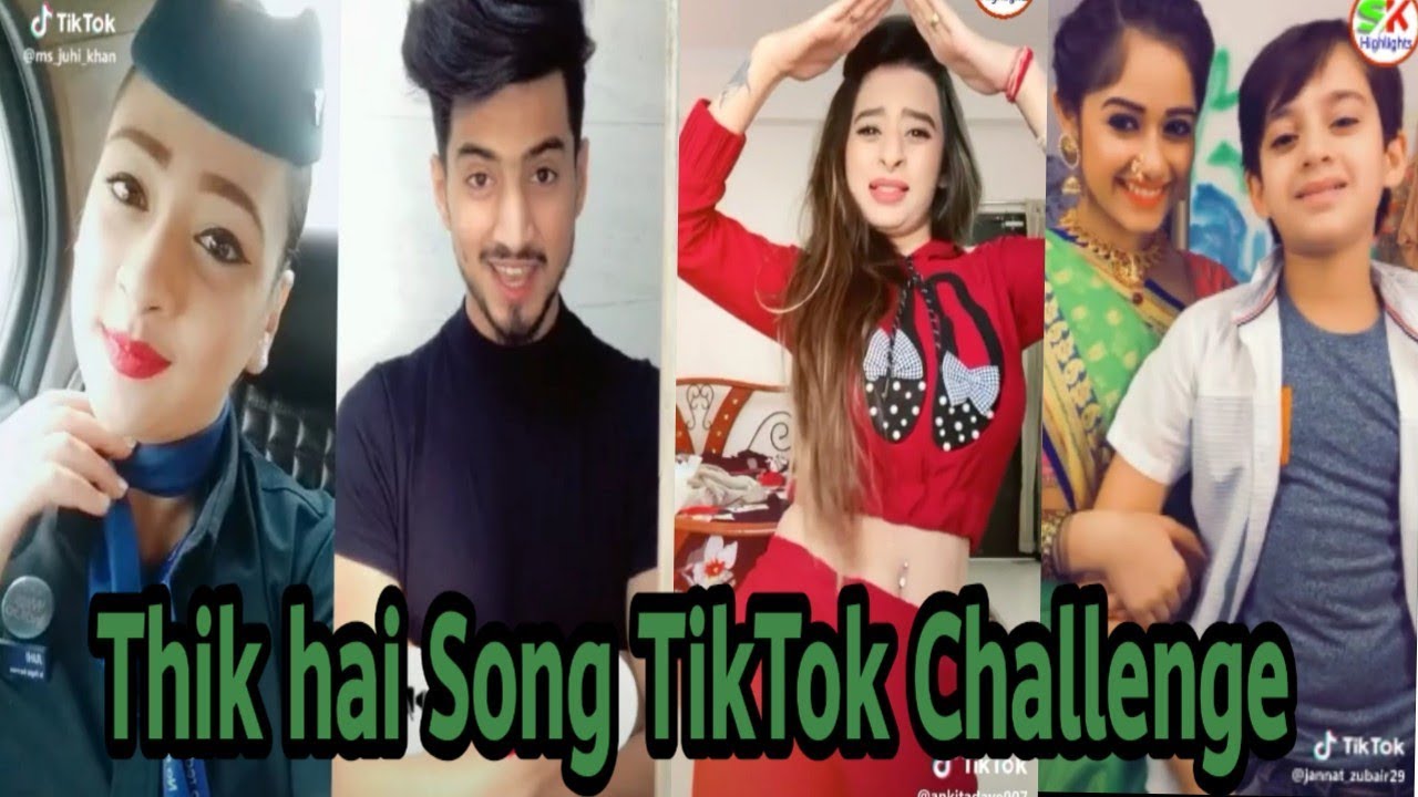 Thik Hai | Bhojpuri Song Tiktok Challenge | Team 07,Jannat Zubair,Mr faisu and Hasnain Khan