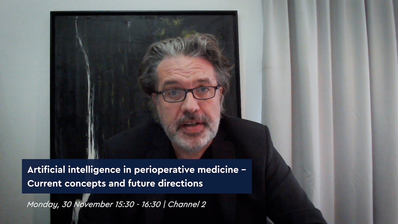Artificial intelligence in perioperative medicine &ndash; Current concepts and future directions