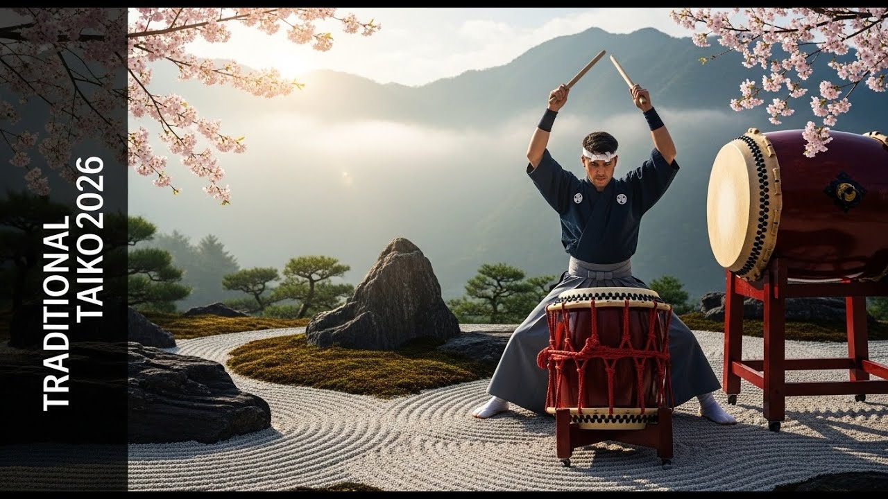 Immerse in the Serenity of Lo-Fi Daiko Beats: A Tranquil Journey 🌸